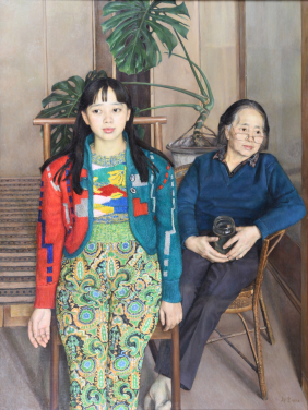 Still Moments
Yang Feiyun (b. 1954)
Oil on canvas
1993
H. 130 cm x W. 97 cm
Gift of the artist
HKU.P.1994.1004